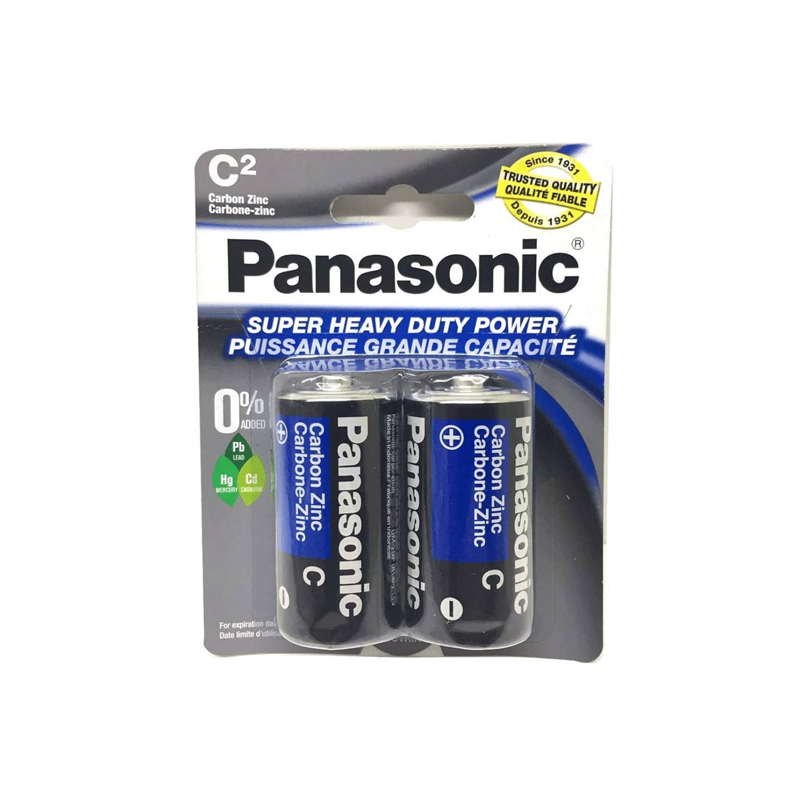 Panasonic Batteries C 12/2ct
