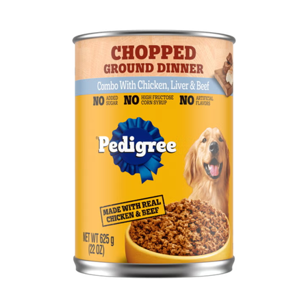 Pedigree Chopped Combo Chicken 12/22oz