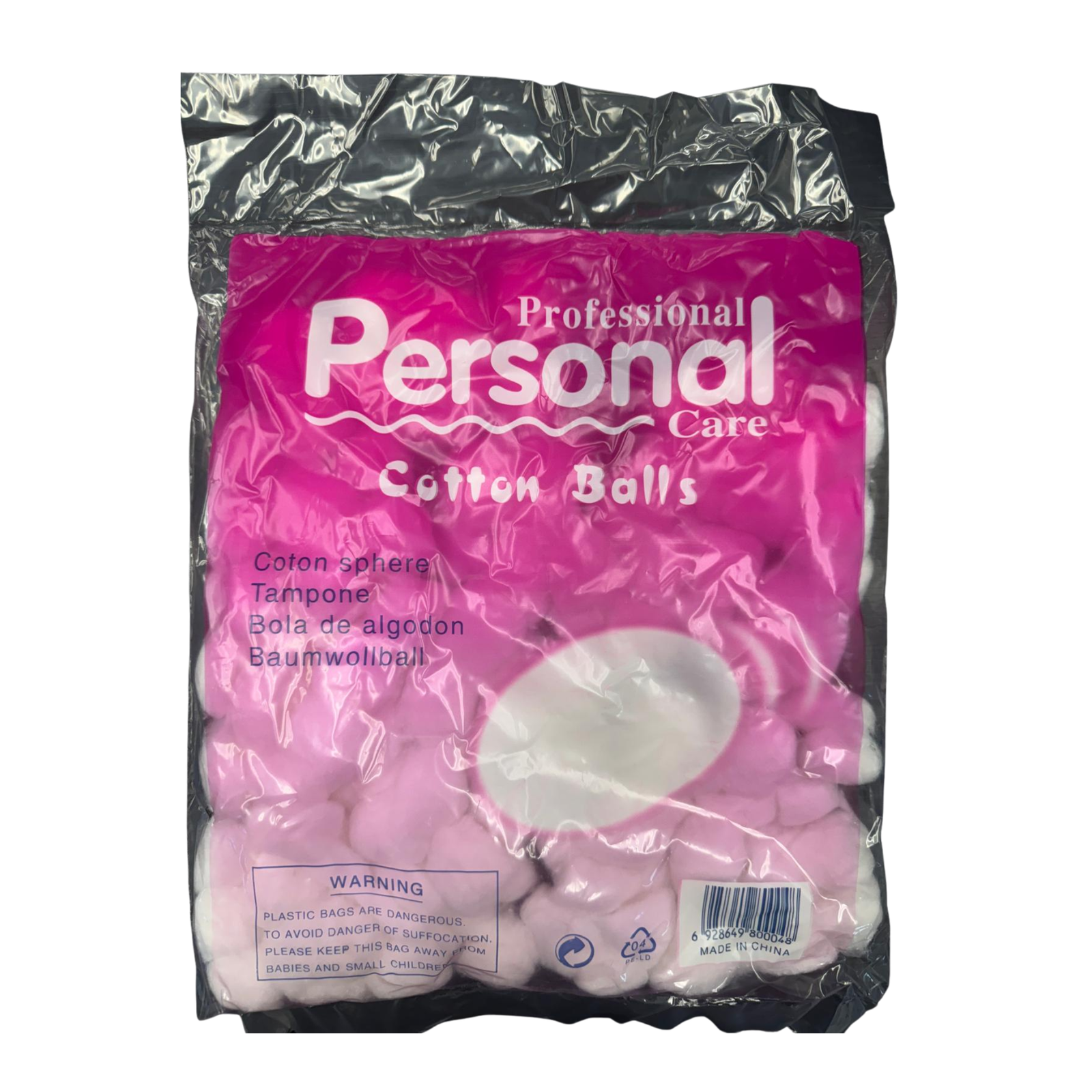 Personal Care Cotton Balls Bag 12/1ct