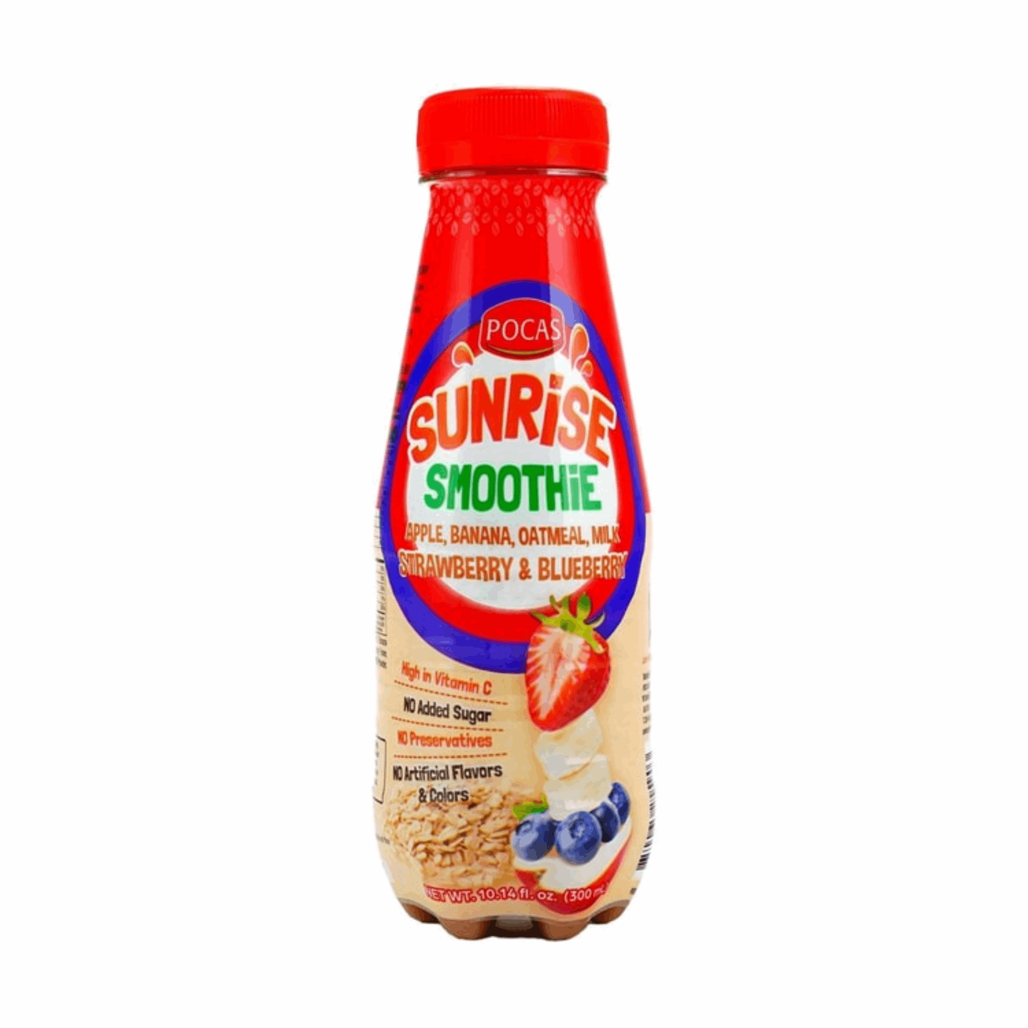 Pocas Sunrise Smoothie Strawberry & Blueberry 12/10.14oz