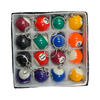 Pool Ball Mix Color Keychain 16/1ct