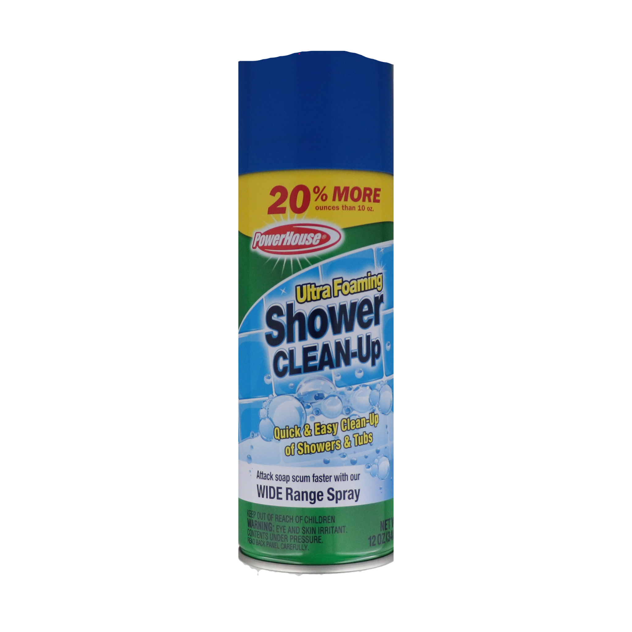 Powerhouse Aerosol Foaming Shower Cleaner 12/12oz