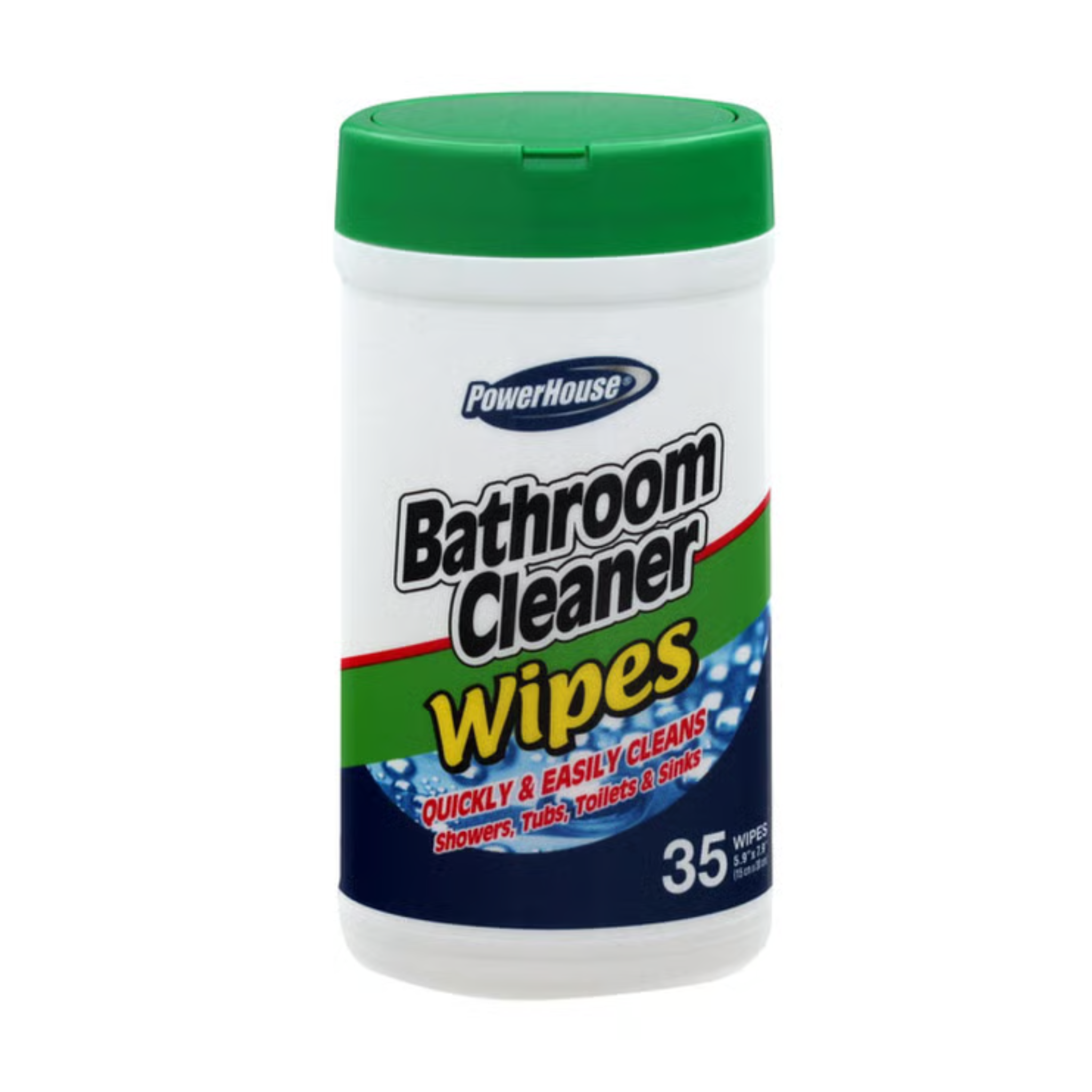 Powerhouse Bathroom Cleaner Wet Wipes 12/35ct