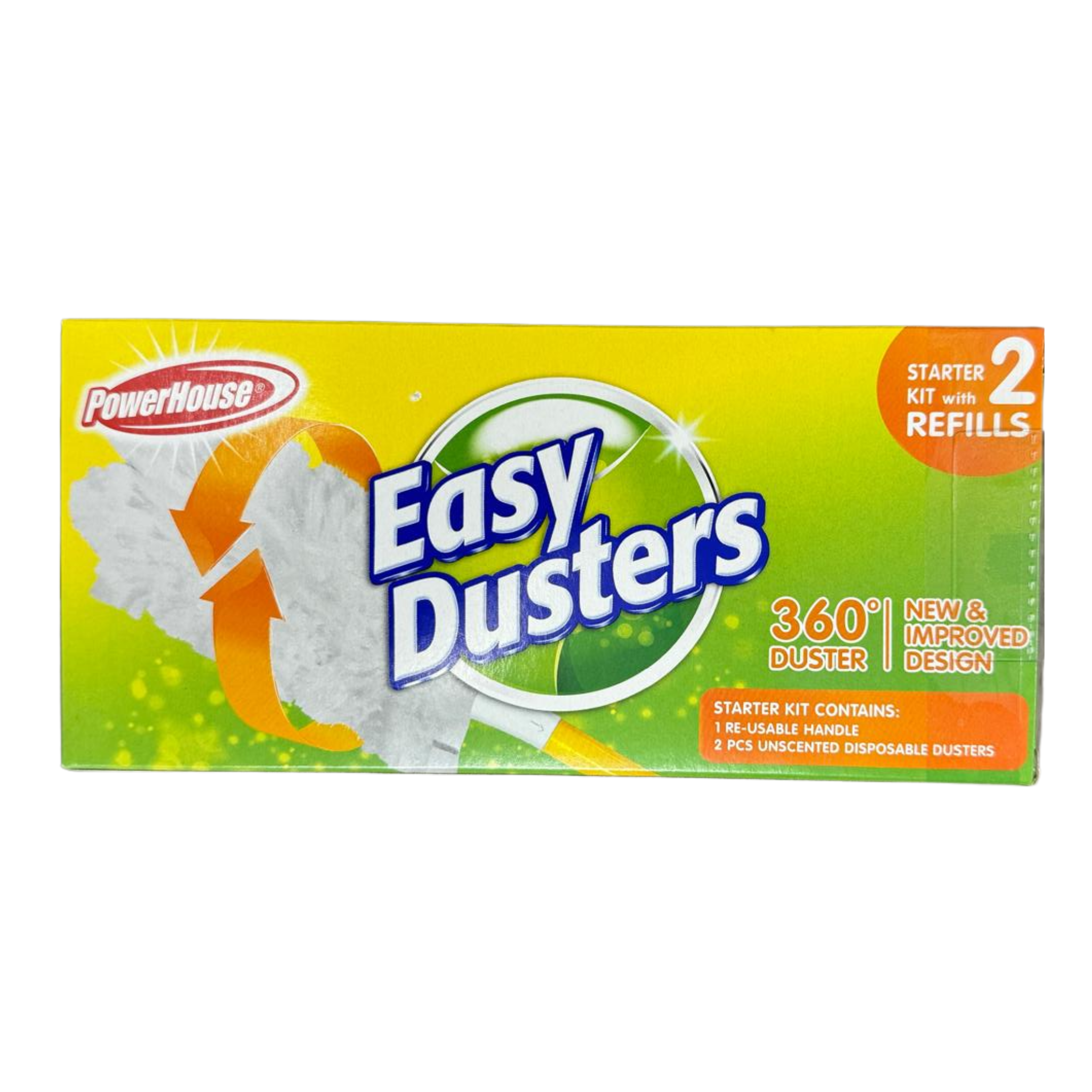 Powerhouse Easy Dusters Microfiber Brush 12/1ct