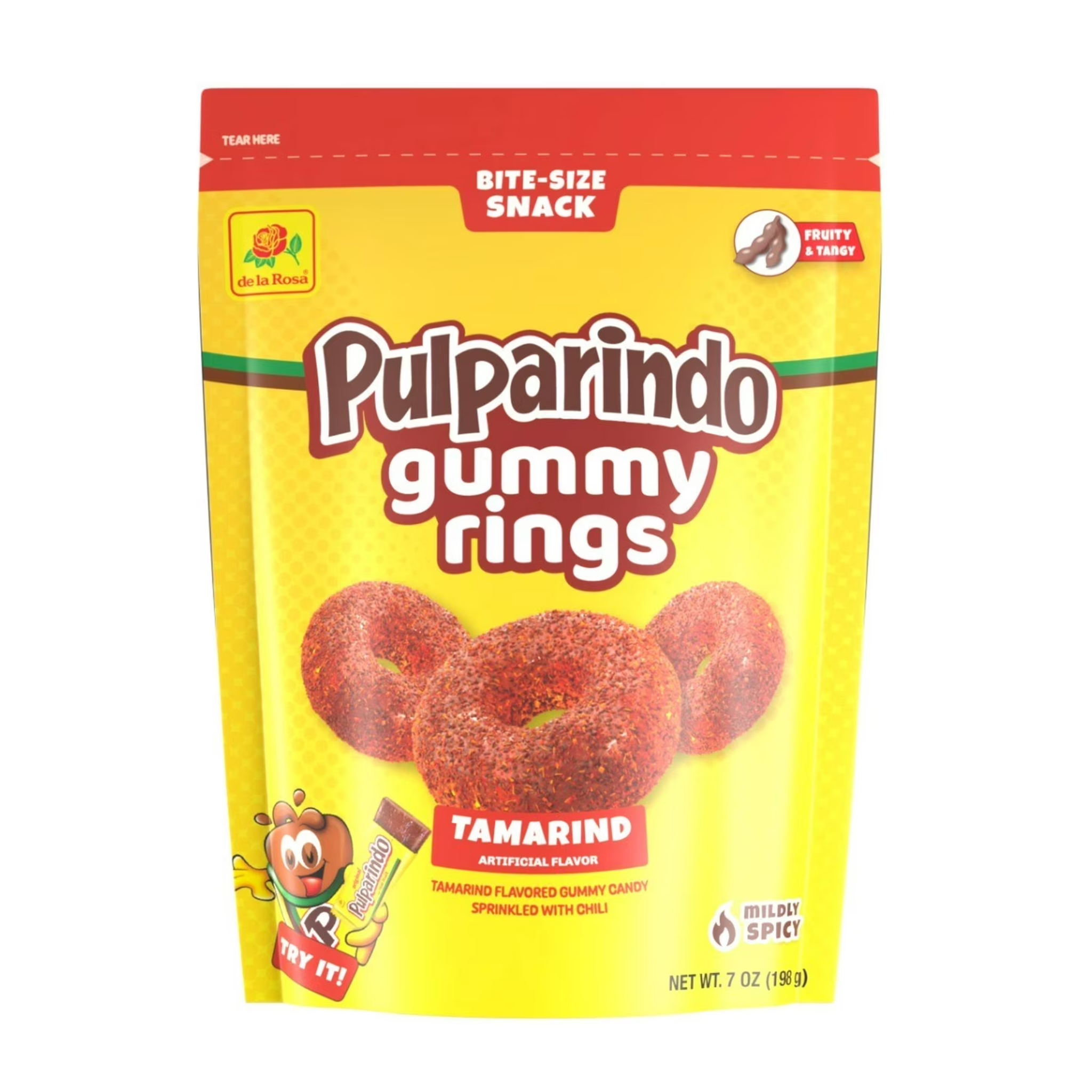 Pulparindo Gummy Rings Tamarind 9oz