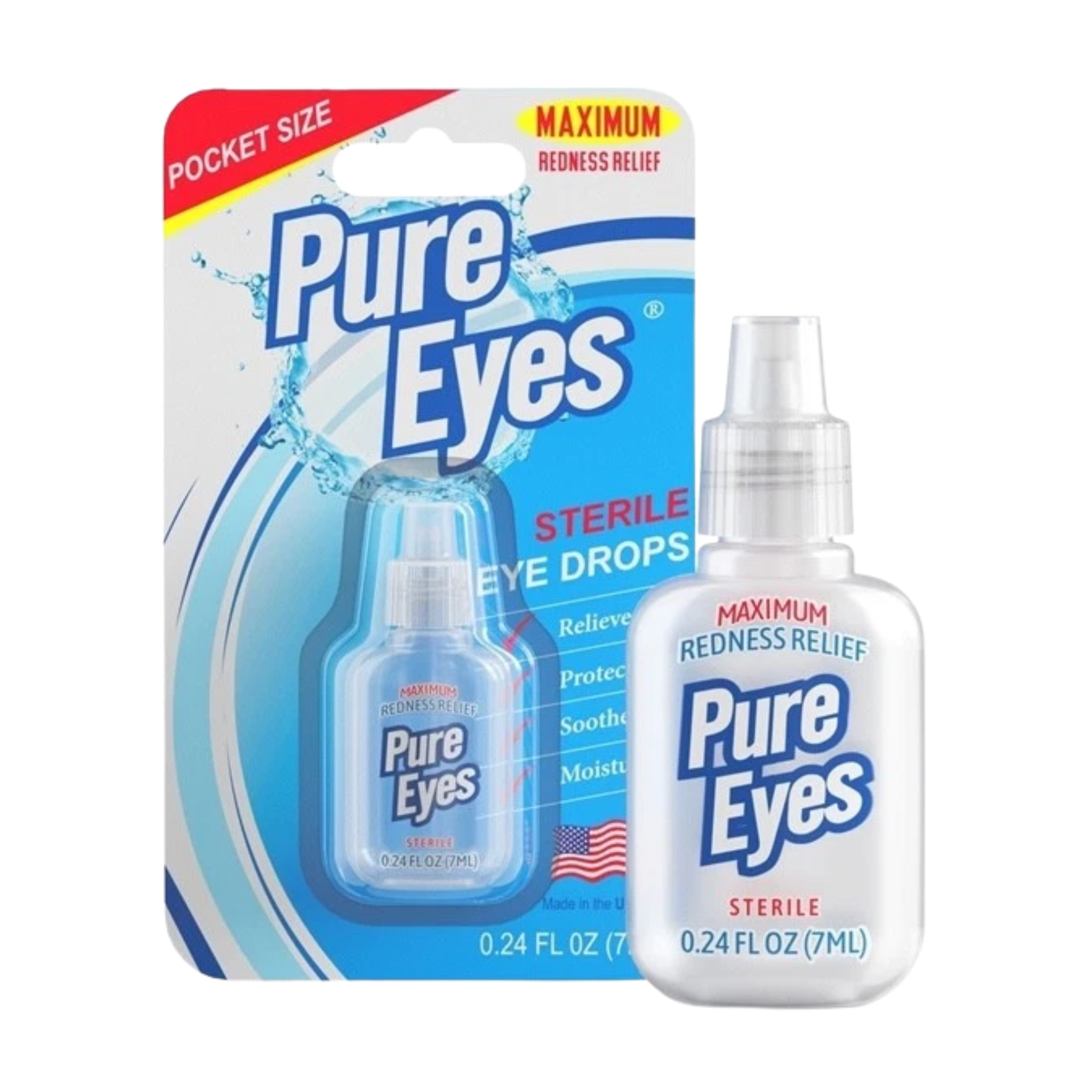 Pure Eyes Eye Drops 12/0.24oz