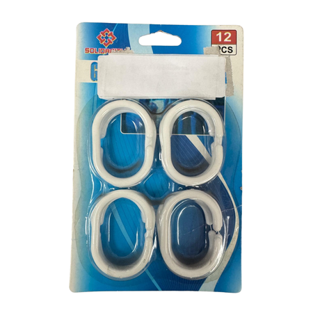 Shower Curtain Hangers 12/12ct