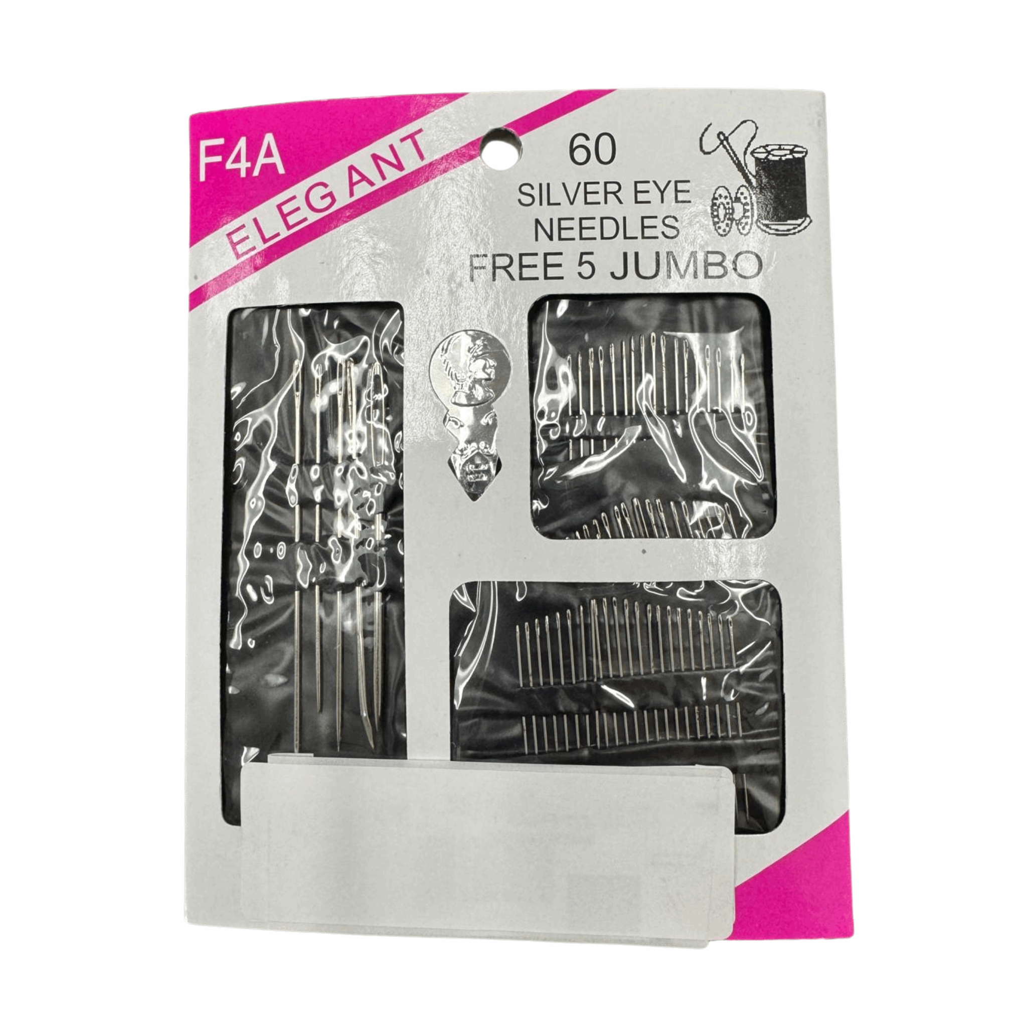 Silver Eye Needles 12/60ct