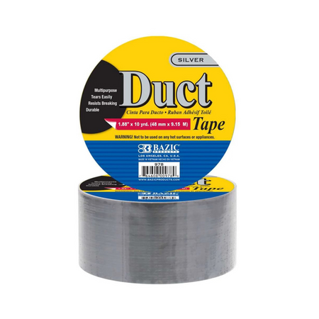 Bazic Silver Duct Tape 12/1ct
