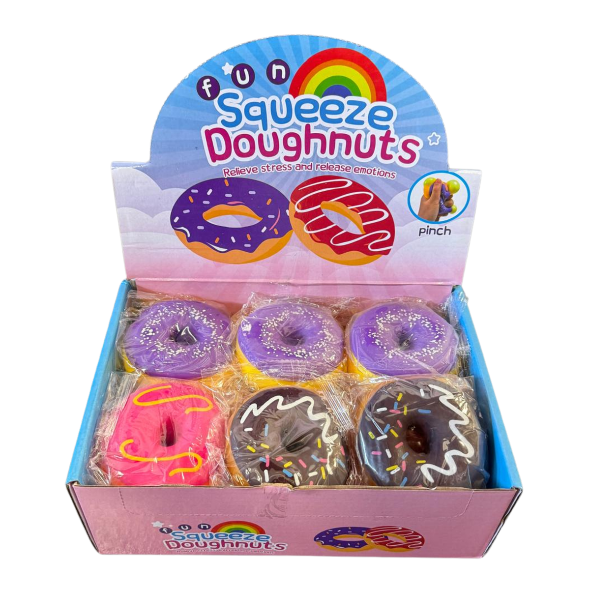 Squishy Squeeze Doughnuts 12/3"