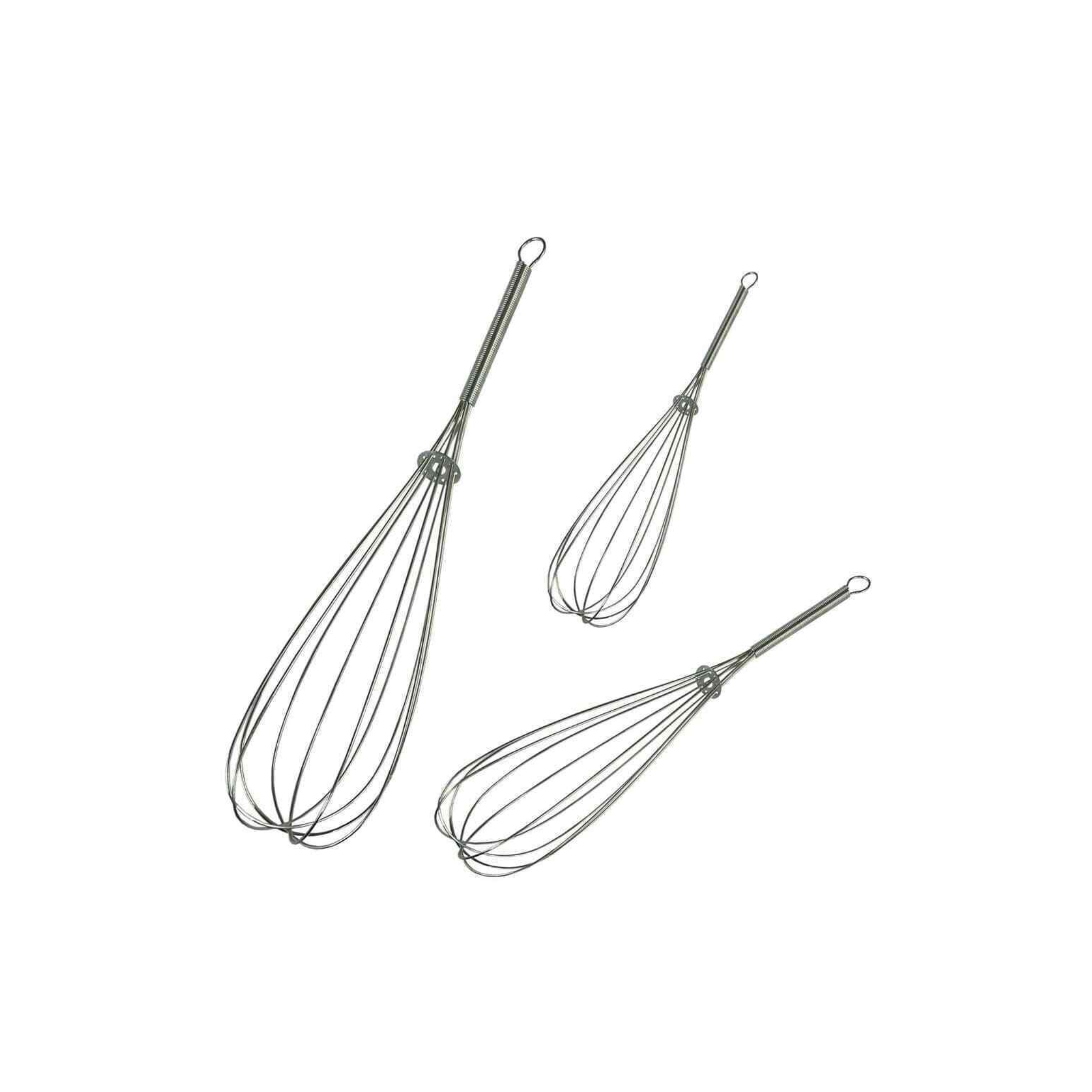 Stainless Steel Egg Beater 12/3ct