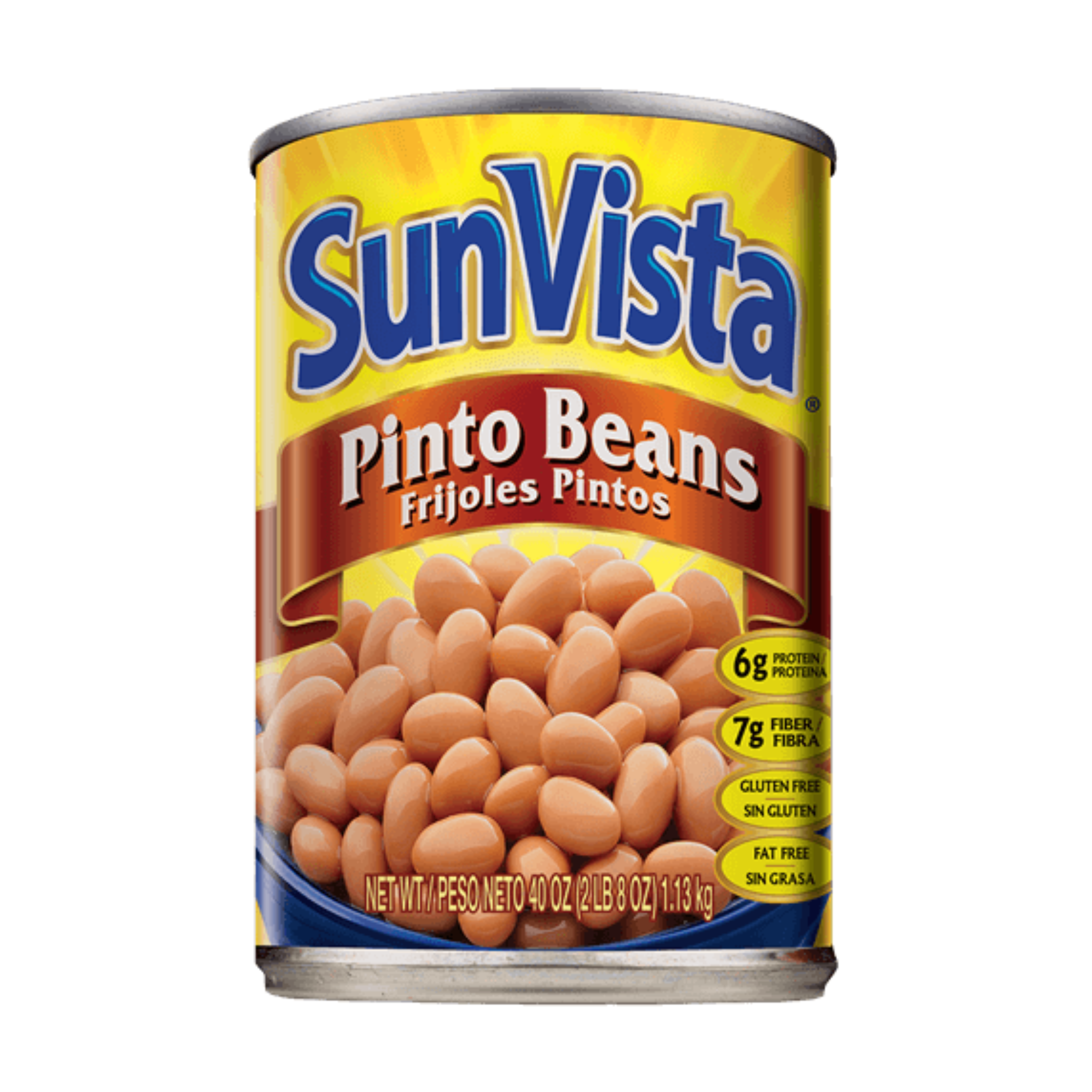 Sun Vista Pinto Beans 12/40oz