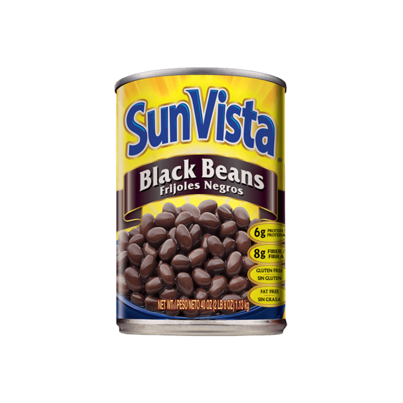Sun Vista Black Beans 12/40oz