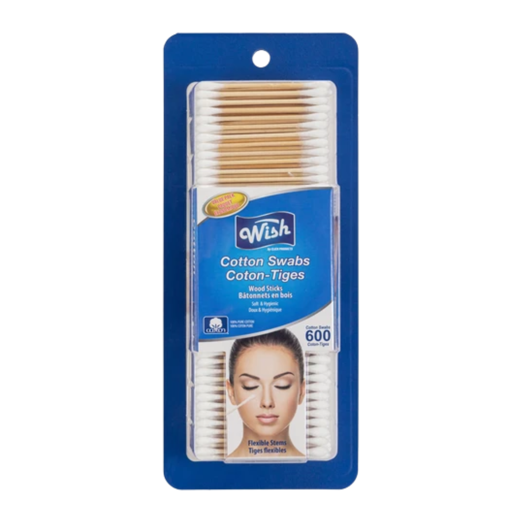 Wish Cotton Swabs 12/600ct