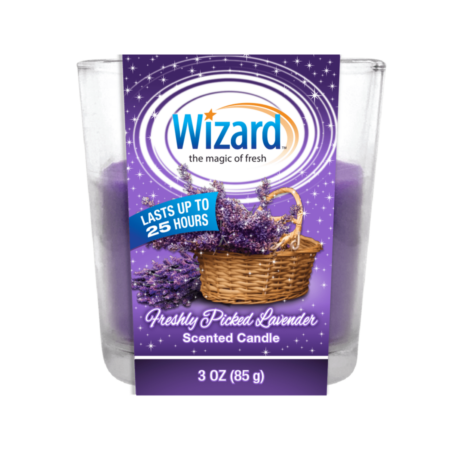 Wizard Candle Lavender 12/3oz