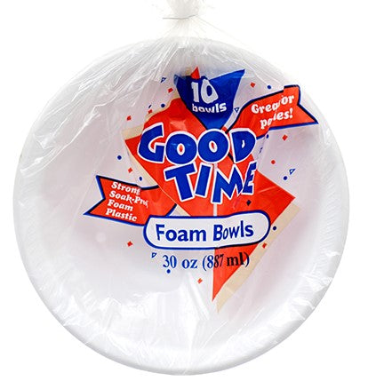 Good Time Foam Bowl 30/10ct/30oz
