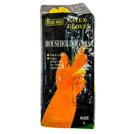 Rose King Household Latex Gloves S