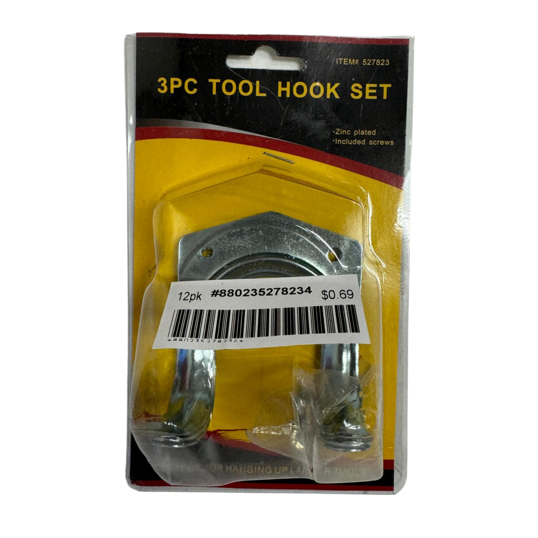 Tool Hook Set 12/3ct