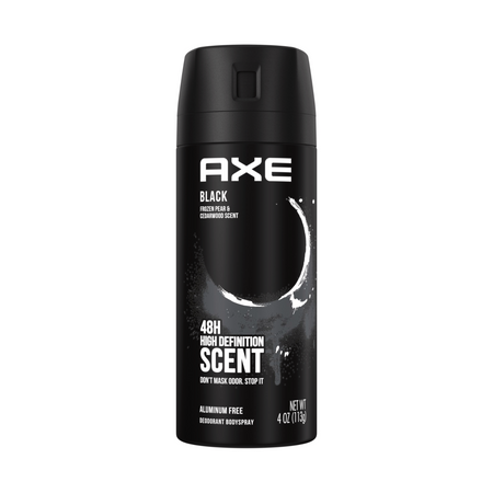 Axe Spray Deod Black 12/4oz