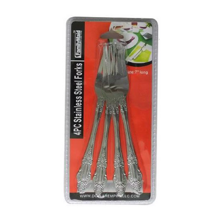 FamilyMaid Steel Fork 12/4ct