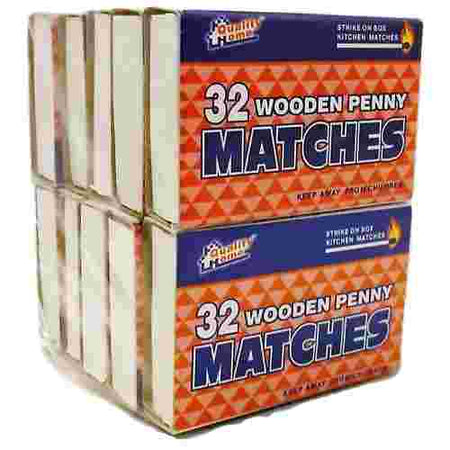 Quality Home Penny Matches 48/32ct