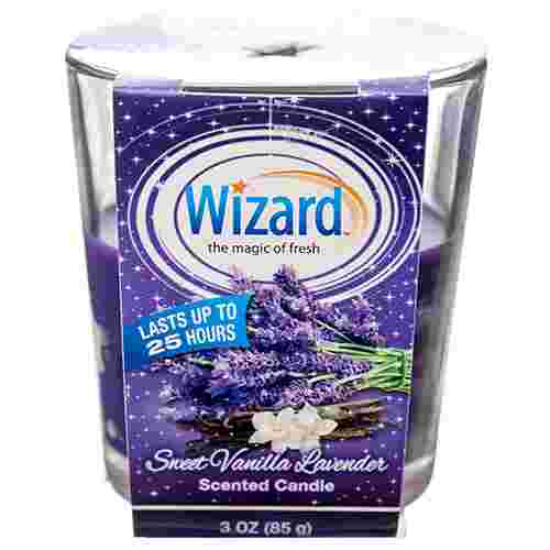 Wizard Candle Sweet Vanilla Lavender 12/3oz