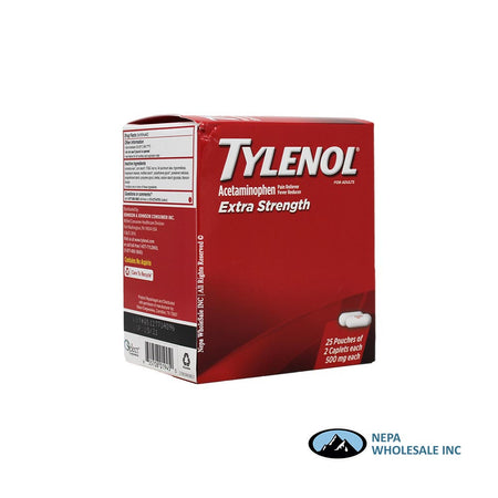 Tylenol Extra Strength 25 Pouches of 2