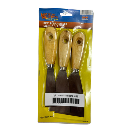 Metal Scraper Set 12/3ct