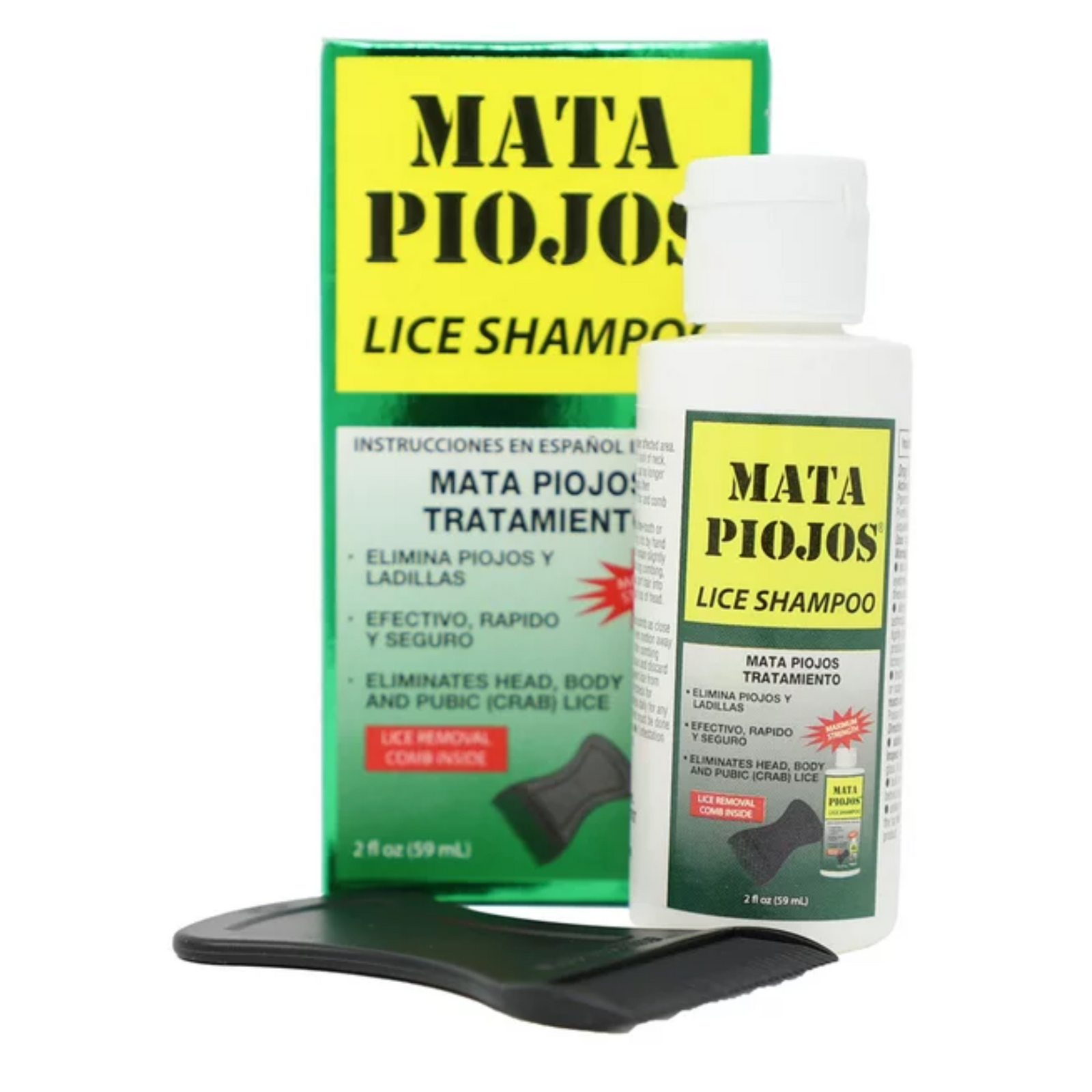 Mata Piojos Lice Shampoo 1/2oz