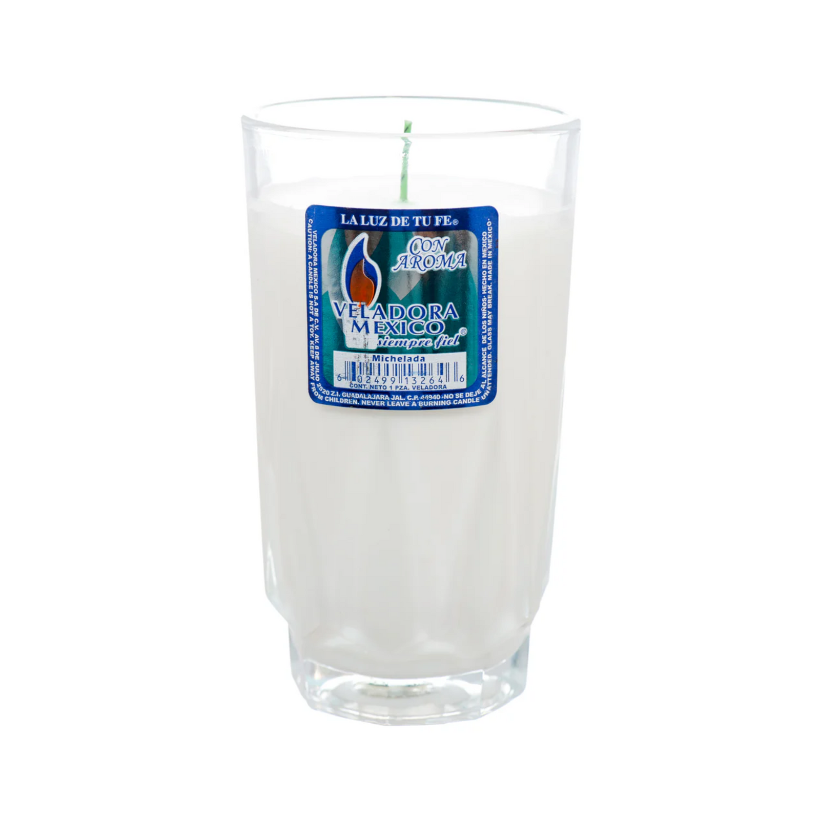 Religious Candle Cup Blanco 12/1ct