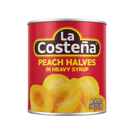 Costena Peach Halves 12/28.9oz