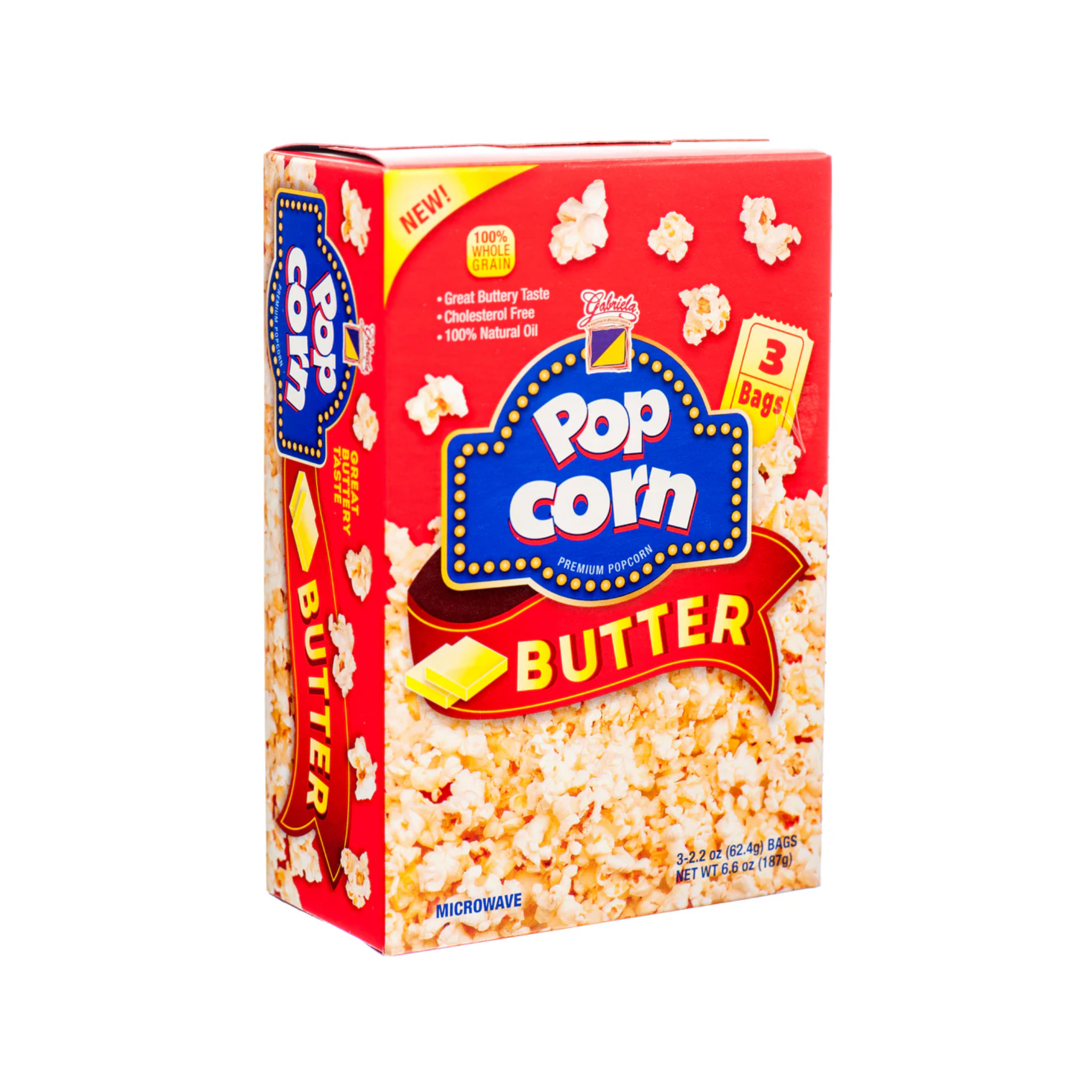 Gabriela PopCorn Butter 12/2.2oz