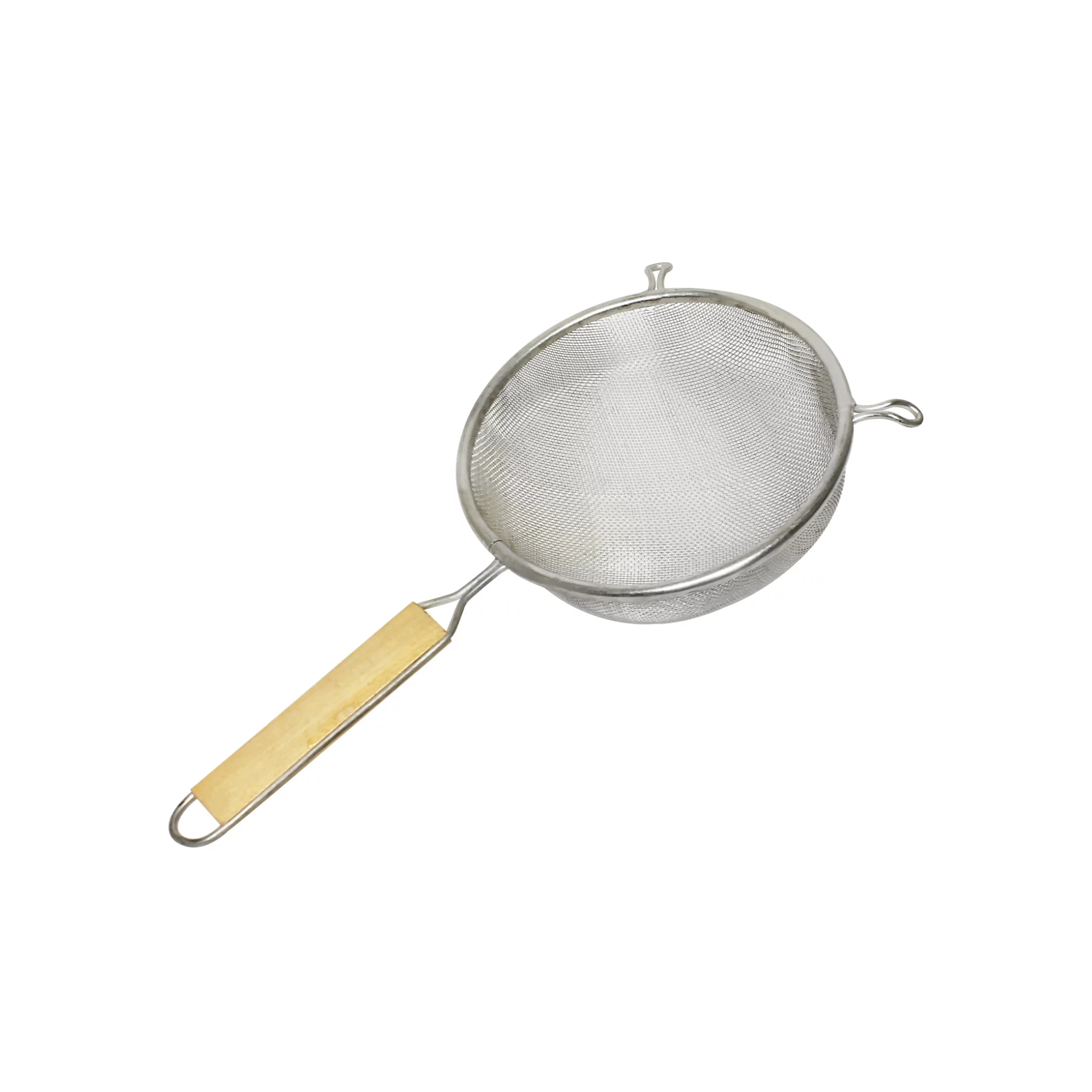 Wood Handle Mesh Strainer Large 12/1ct