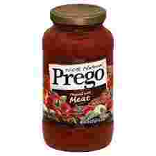 Prego Flavored w/Meat 12/24oz