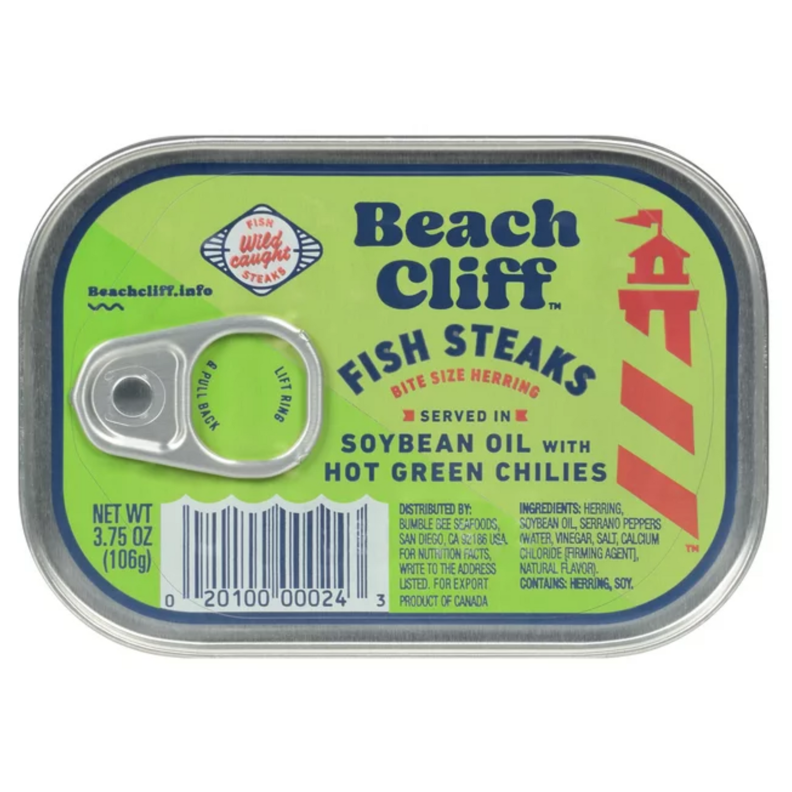 BC Fish Steaks in Oil & Chili 12/3.75oz