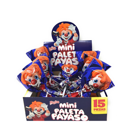 Ricolino Mini Paleta Payaso 15ct