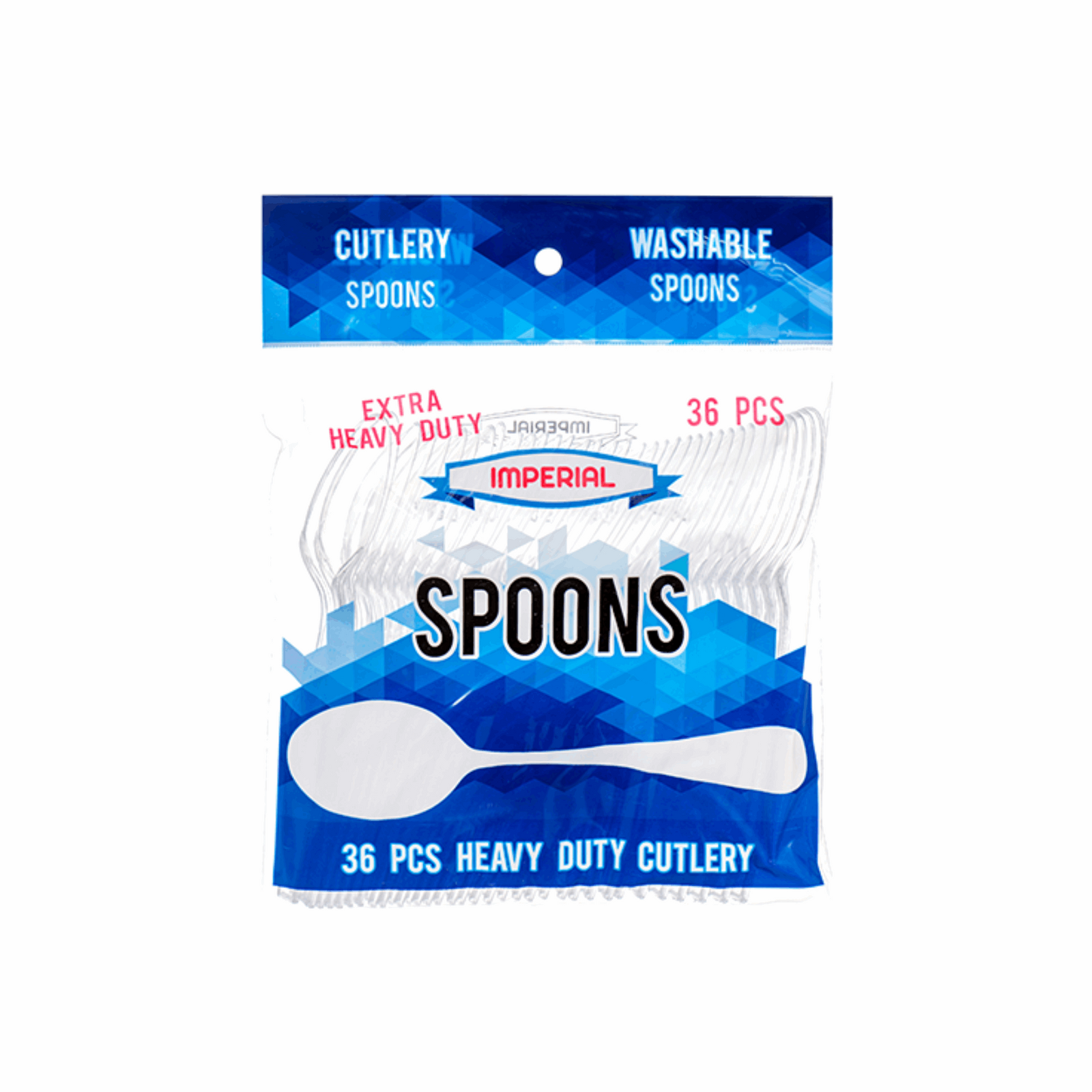 Imperial Clear Spoons 48/36ct