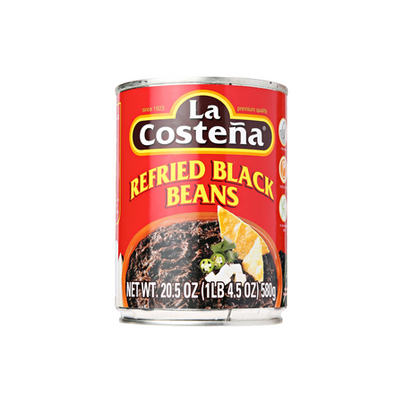 Costena Refried Black 12/20oz
