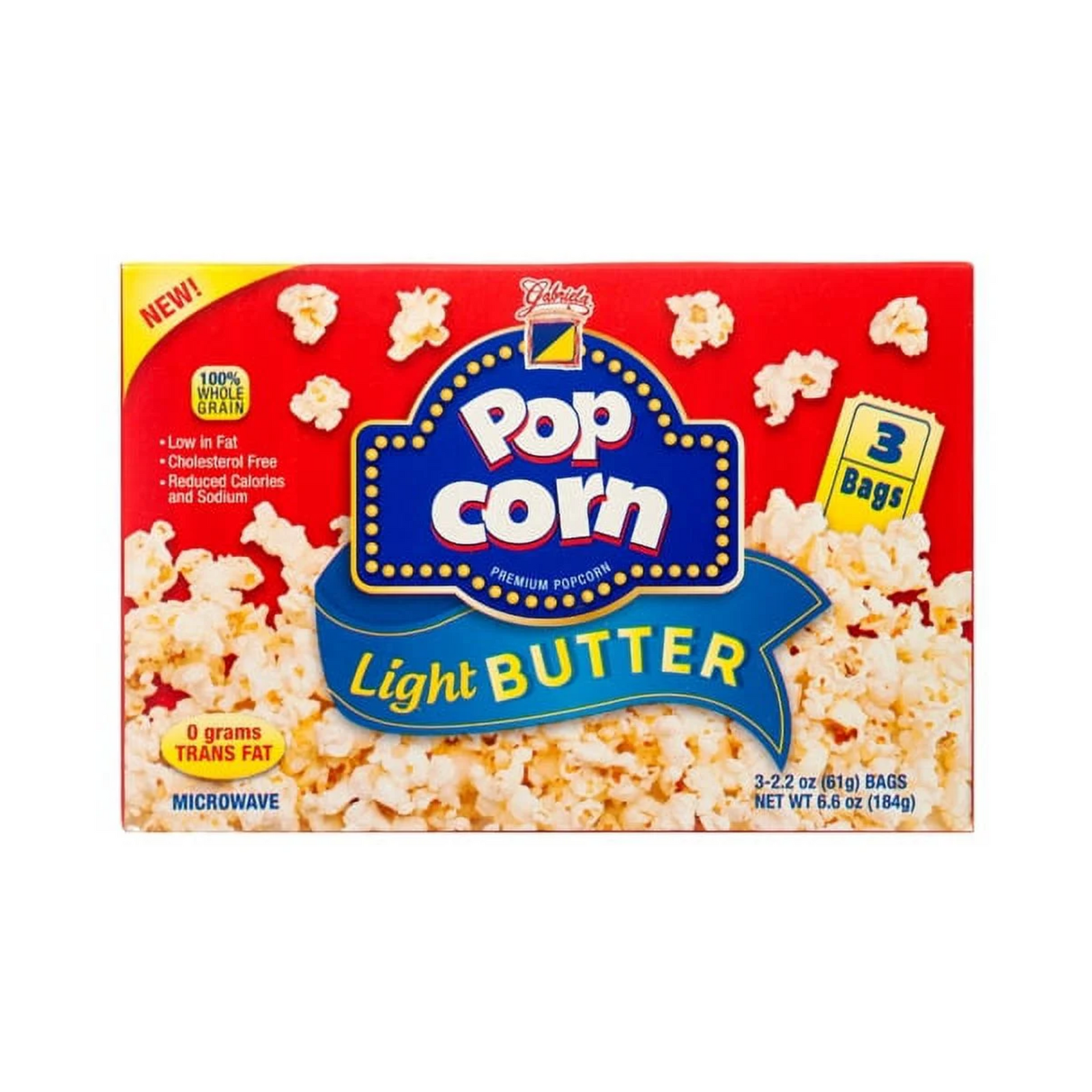 Gabriela PopCorn Light Butter 12/2.2oz