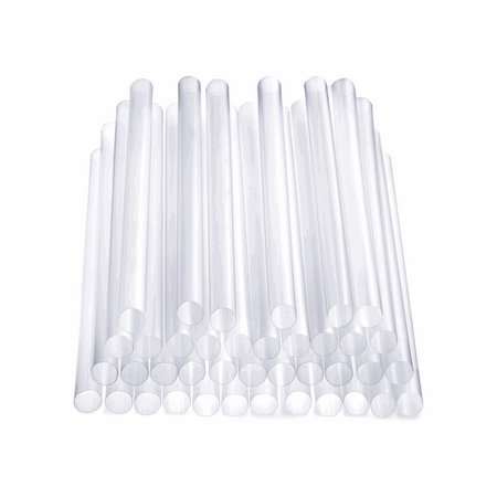 Quality Jumbo Clear Straws 48/50ct