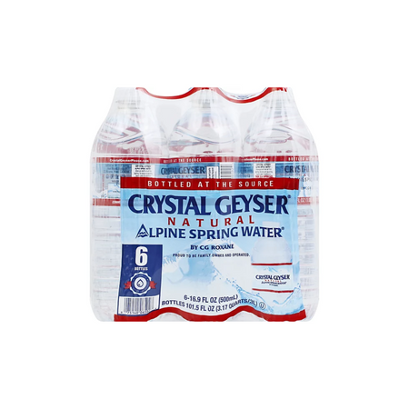 Crystal Geyser Water 4/6ct/16.9oz +1.20CRV