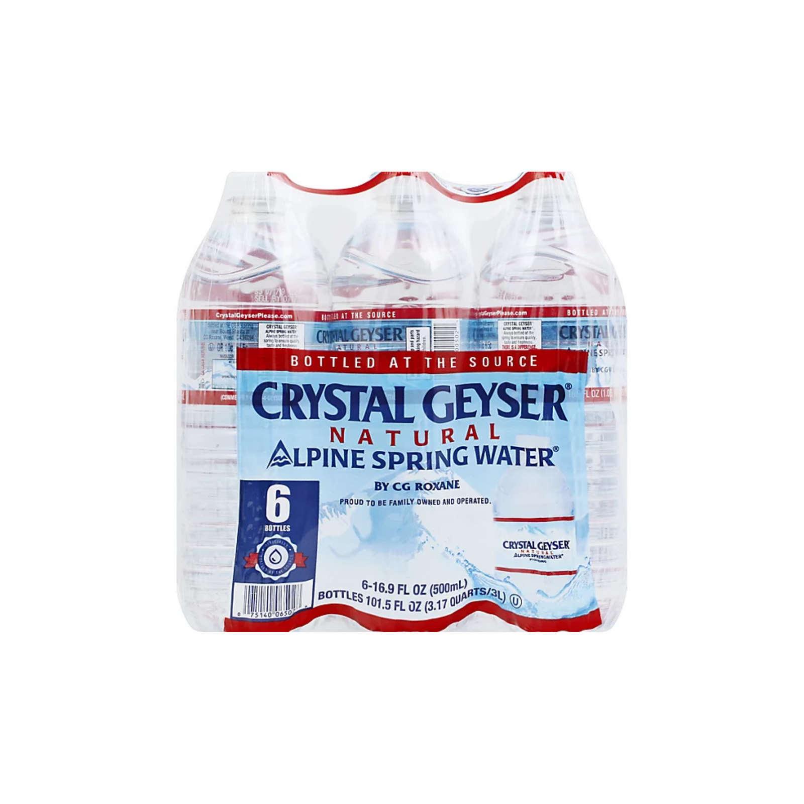 Crystal Geyser Water 4/6ct/16.9oz +1.20CRV