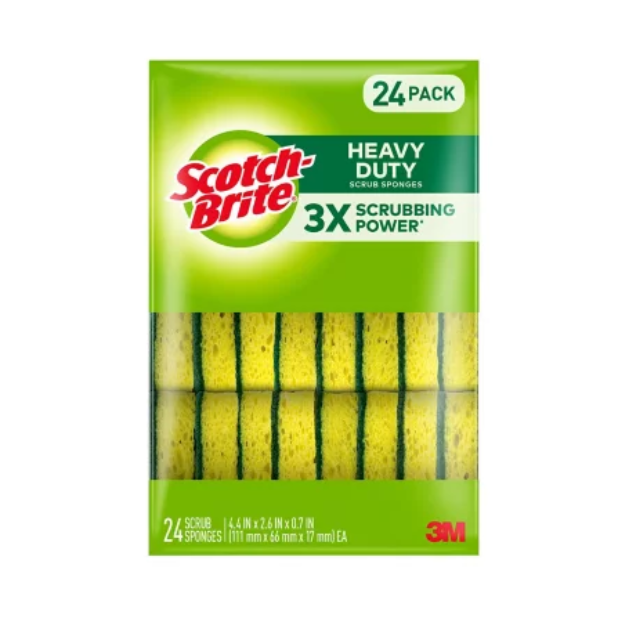 Scotch Scrub Heavy Green 24ct