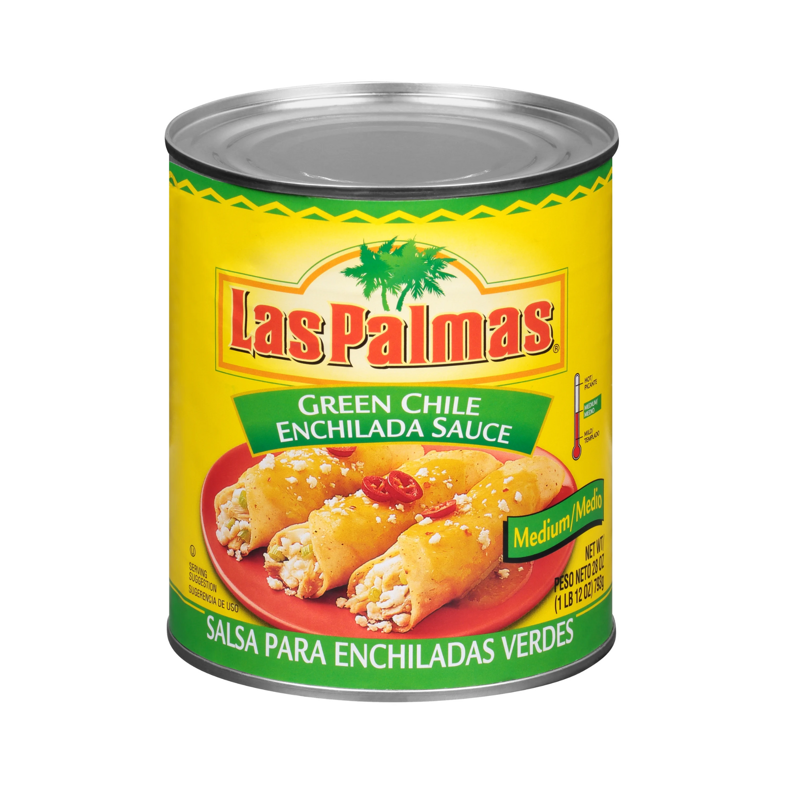 Las Palmas Green Chile Med 12/28oz
