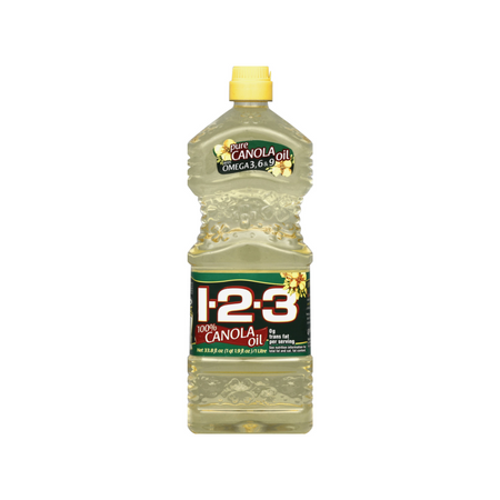 1-2-3 Canola Oil 12/1L