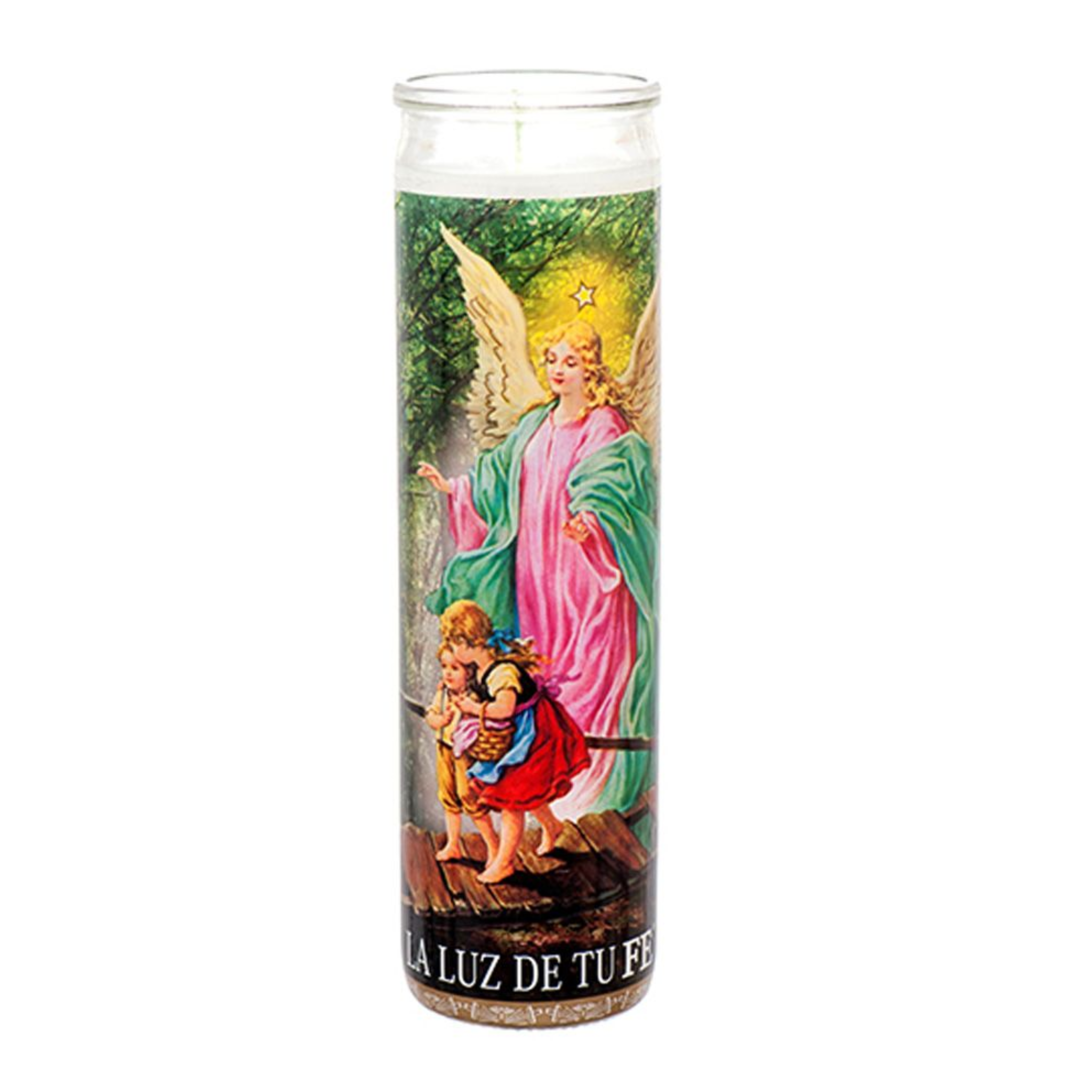 Religious Candle Angel De La Guarda 12/1ct