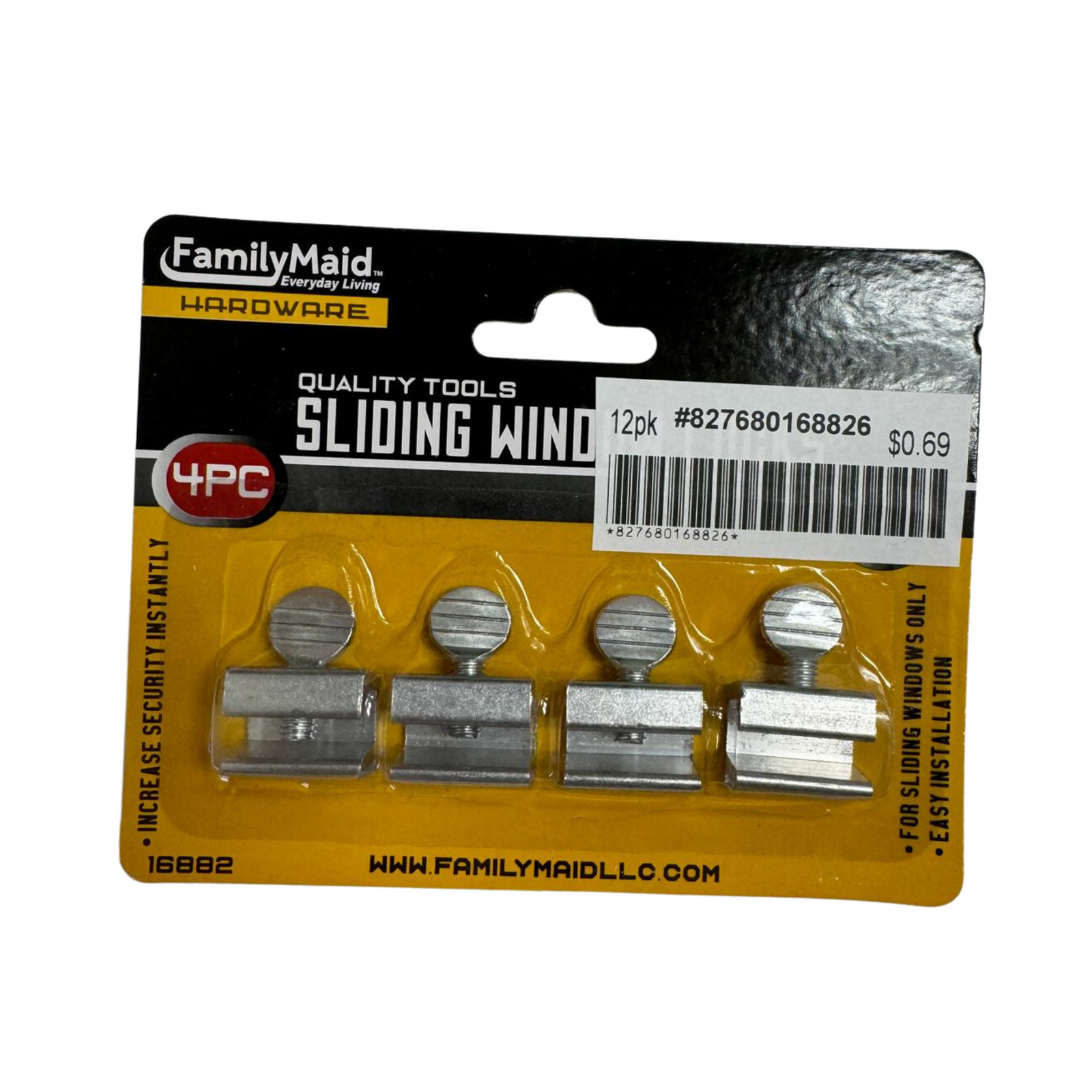FamilyMaid Sliding Window Lock 12/1ct