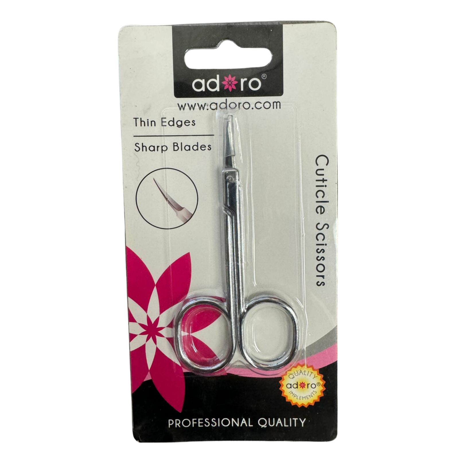 Adoro Cuticle Scissors 12/1ct
