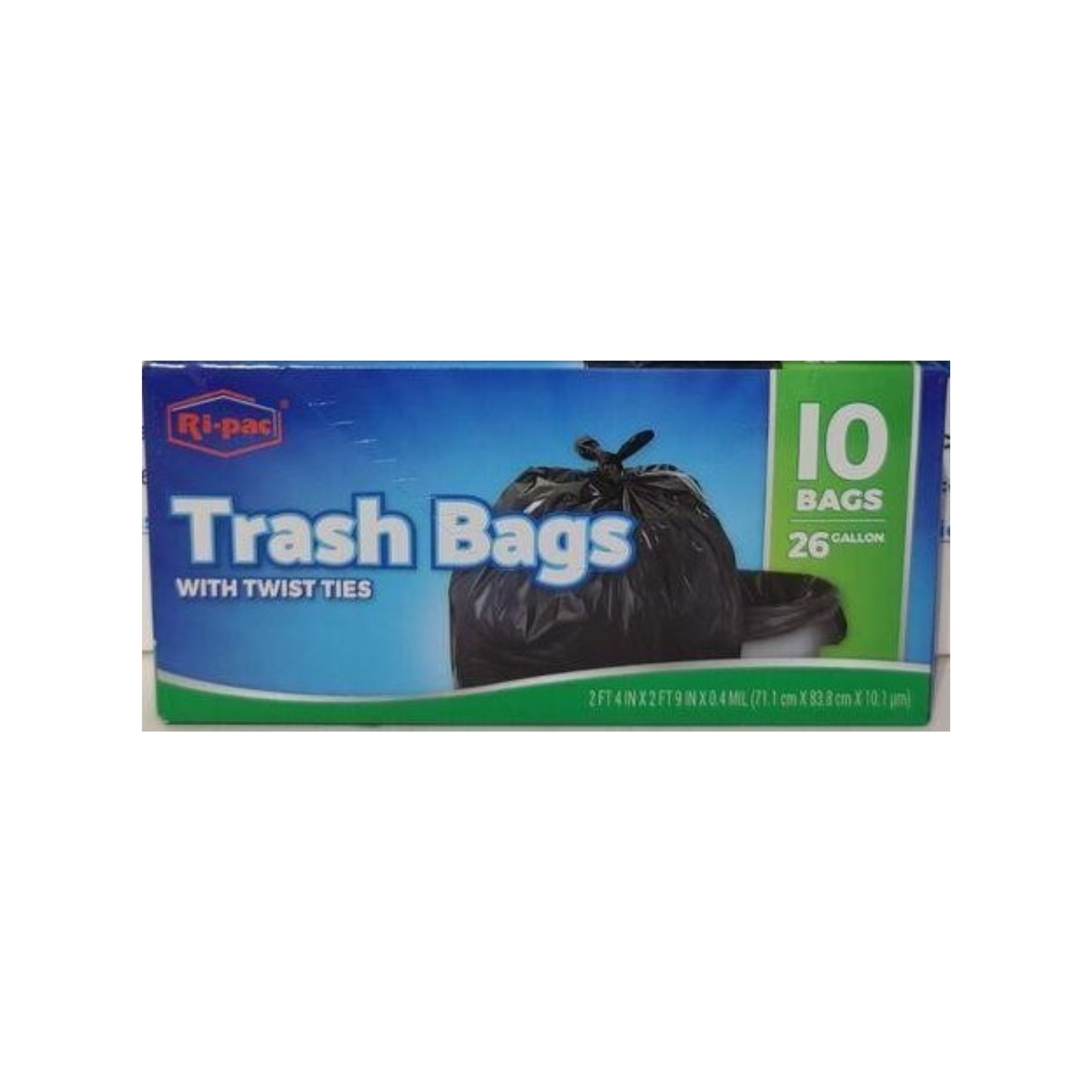 Ri-Pac Trash Bags 24/10ct/26 Gal