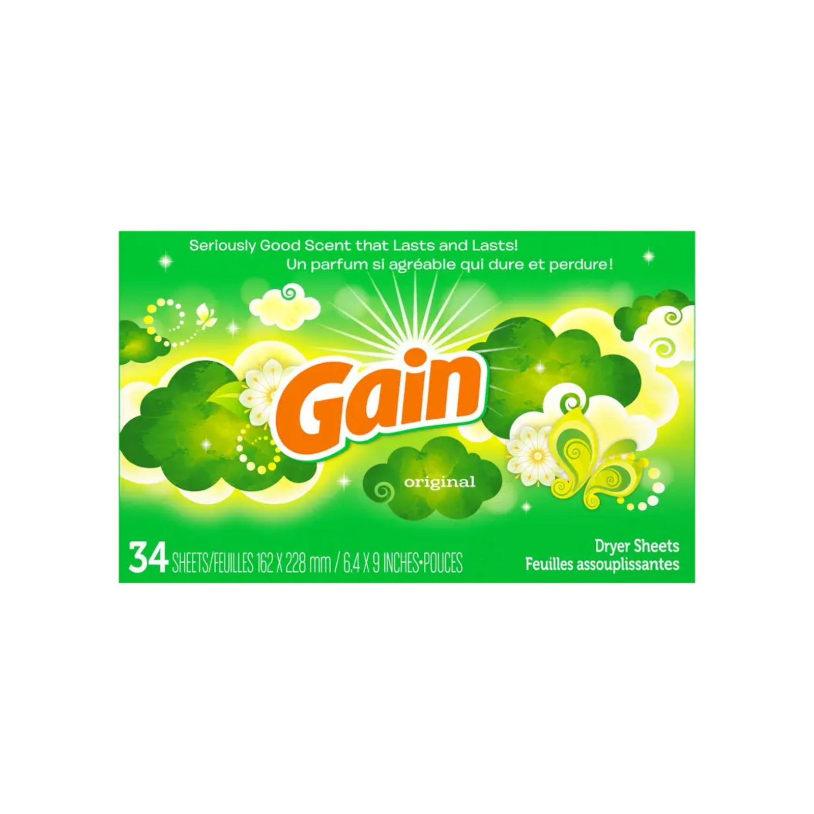 Gain Original Sheets 12/34ct